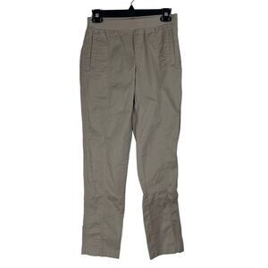 Eddie Bauer Women's Khaki Comfort Straight Leg Waist Band Outdoor Pants Size‎ 2